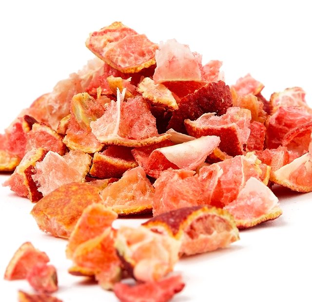 Freeze dried 10mm Red Centre Lime chips
